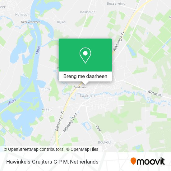 Hawinkels-Gruijters G P M kaart