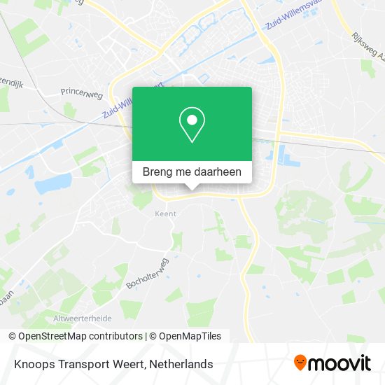 Knoops Transport Weert kaart