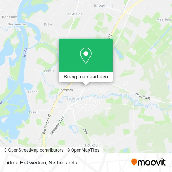 Alma Hekwerken kaart