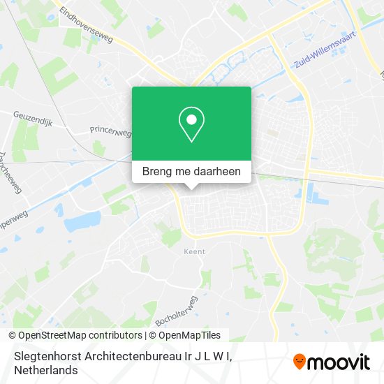 Slegtenhorst Architectenbureau Ir J L W I kaart