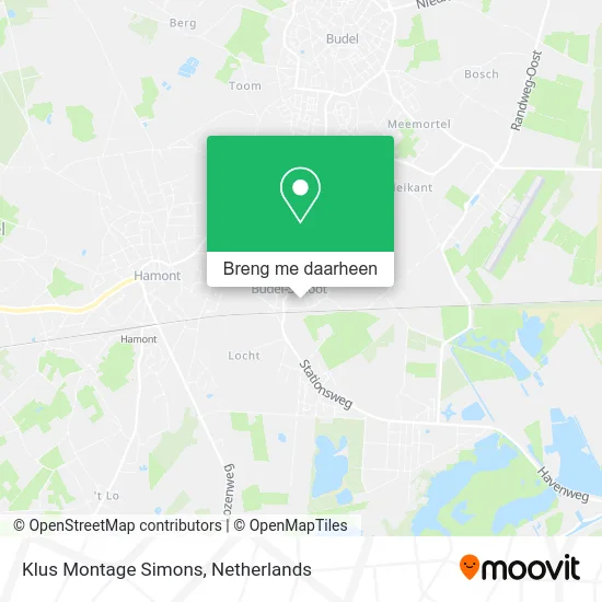 Klus Montage Simons kaart