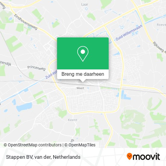 Stappen BV, van der kaart