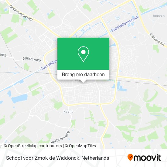 School voor Zmok de Widdonck kaart