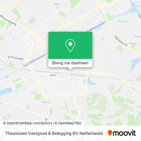 Theunissen Vastgoed & Belegging BV kaart