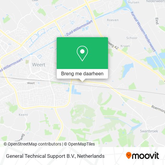 General Technical Support B.V. kaart