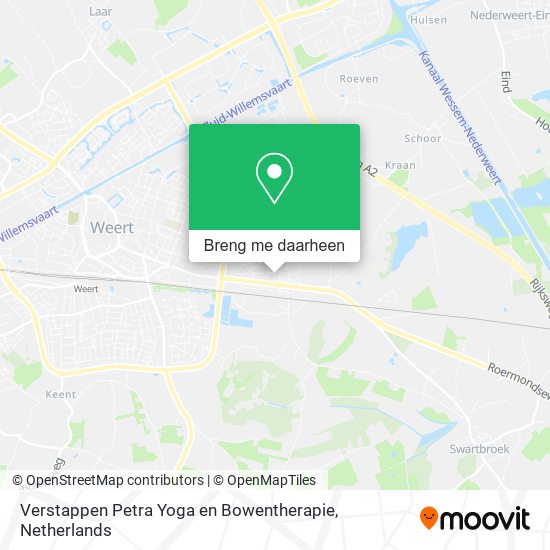 Verstappen Petra Yoga en Bowentherapie kaart