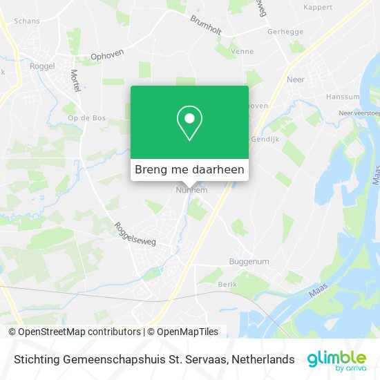 Stichting Gemeenschapshuis St. Servaas kaart