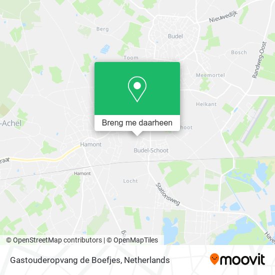 Gastouderopvang de Boefjes kaart