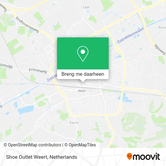 Shoe Outlet Weert kaart