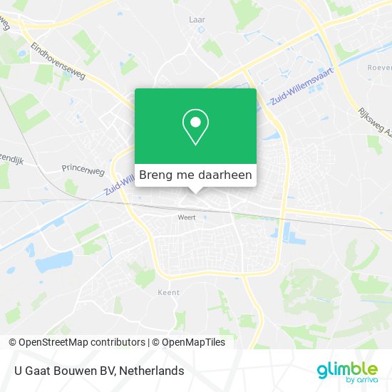 U Gaat Bouwen BV kaart