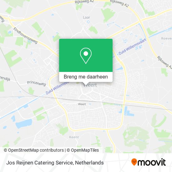Jos Reijnen Catering Service kaart