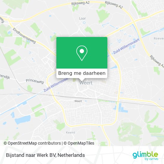 Bijstand naar Werk BV kaart