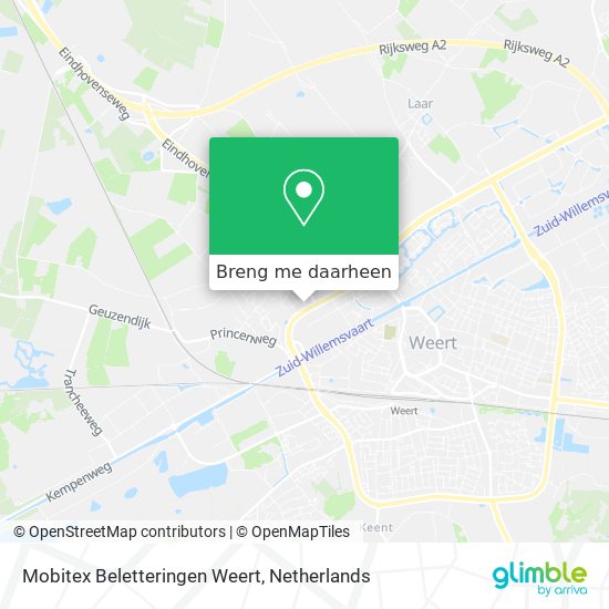 Mobitex Beletteringen Weert kaart