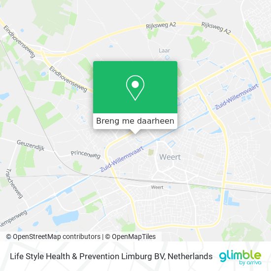 Life Style Health & Prevention Limburg BV kaart