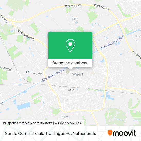 Sande Commerciële Trainingen vd kaart