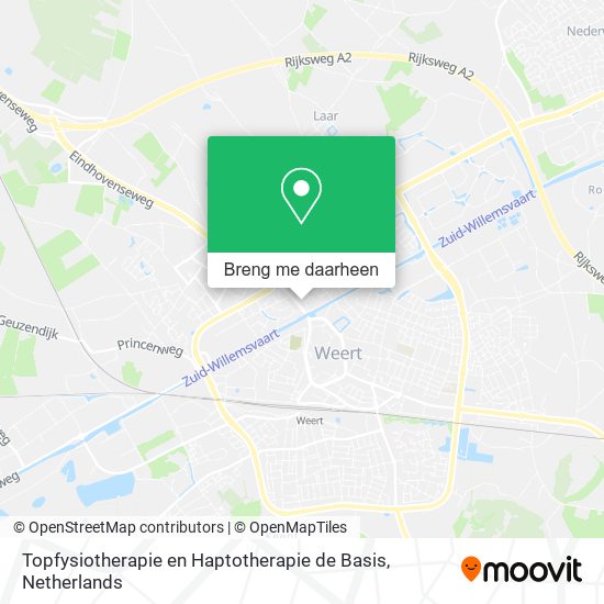 Topfysiotherapie en Haptotherapie de Basis kaart