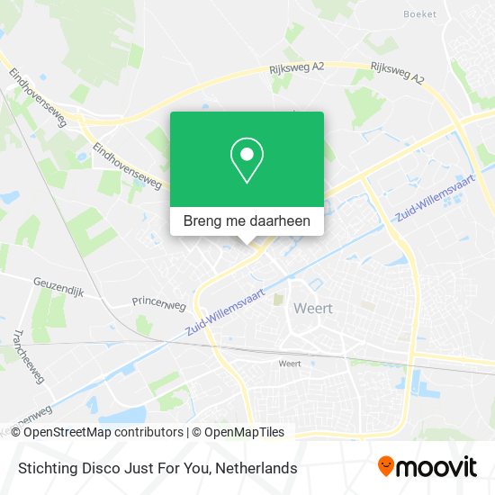 Stichting Disco Just For You kaart