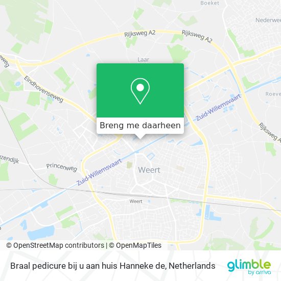 Braal pedicure bij u aan huis Hanneke de kaart