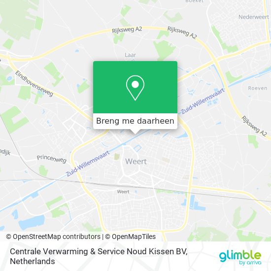 Centrale Verwarming & Service Noud Kissen BV kaart