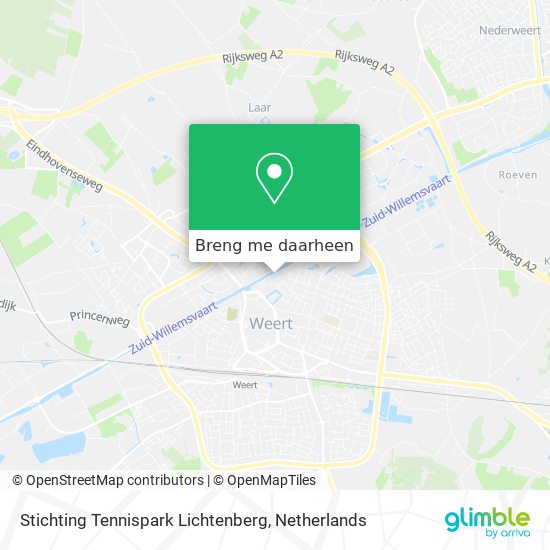 Stichting Tennispark Lichtenberg kaart