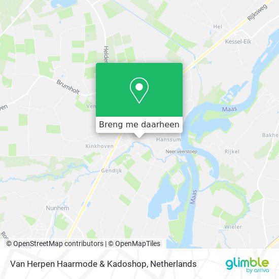Van Herpen Haarmode & Kadoshop kaart