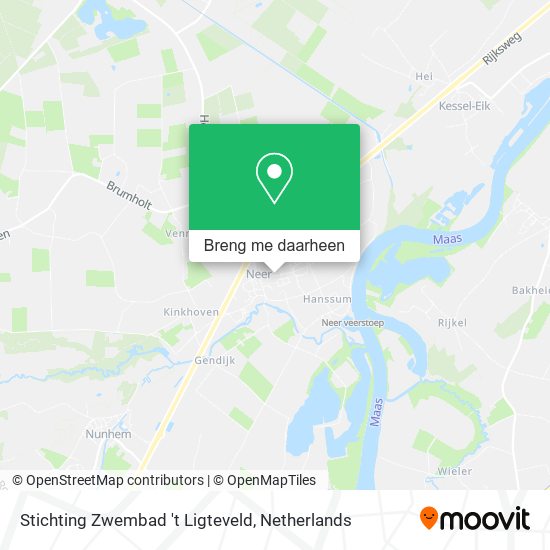 Stichting Zwembad 't Ligteveld kaart