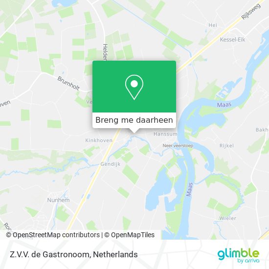 Z.V.V. de Gastronoom kaart