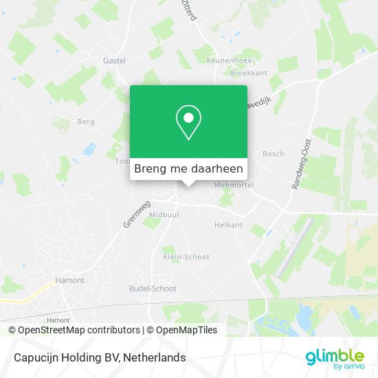 Capucijn Holding BV kaart