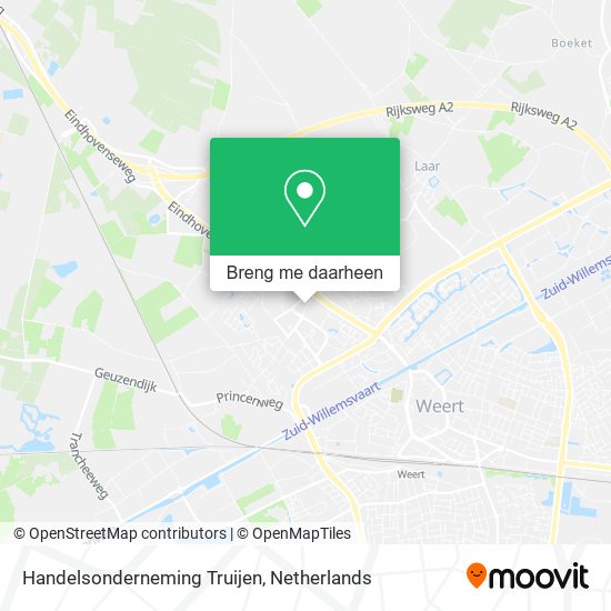 Handelsonderneming Truijen kaart