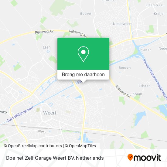 Doe het Zelf Garage Weert BV kaart