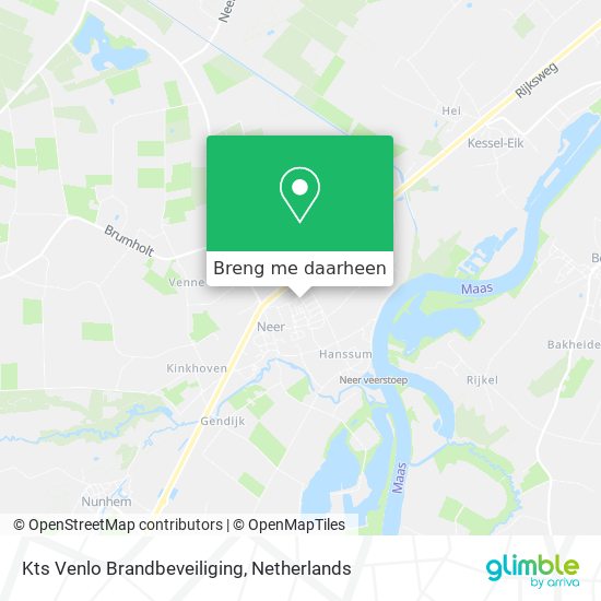 Kts Venlo Brandbeveiliging kaart