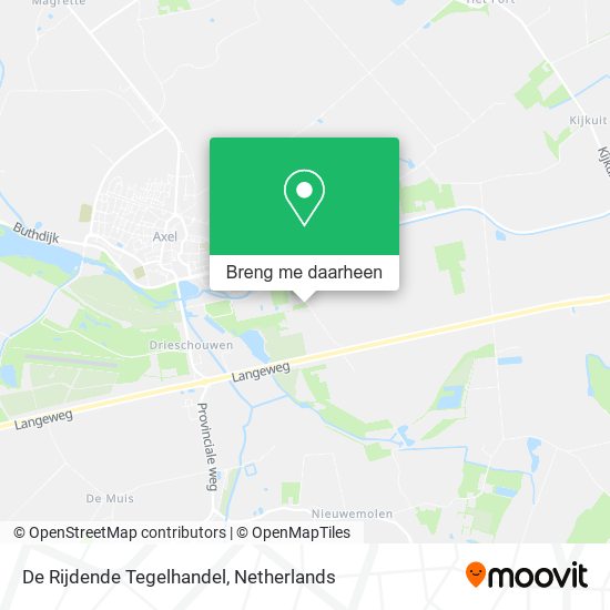 De Rijdende Tegelhandel kaart