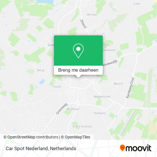 Car Spot Nederland kaart