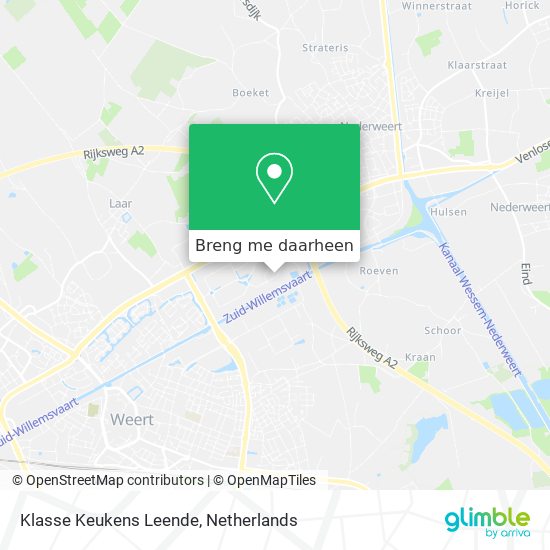 Klasse Keukens Leende kaart