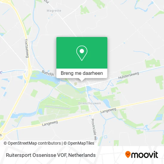 Ruitersport Ossenisse VOF kaart
