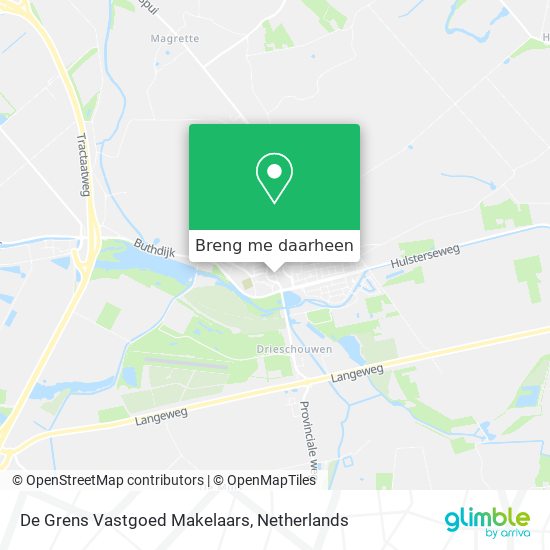 De Grens Vastgoed Makelaars kaart