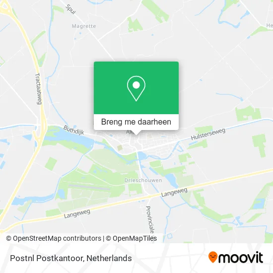Postnl Postkantoor kaart