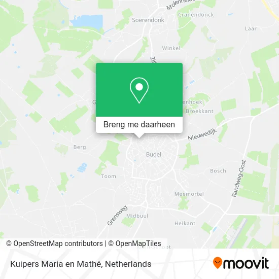 Kuipers Maria en Mathé kaart