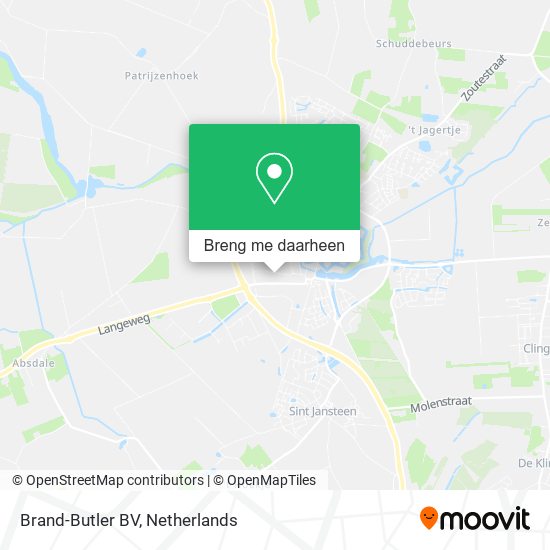 Brand-Butler BV kaart