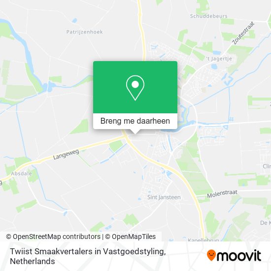 Twiist Smaakvertalers in Vastgoedstyling kaart