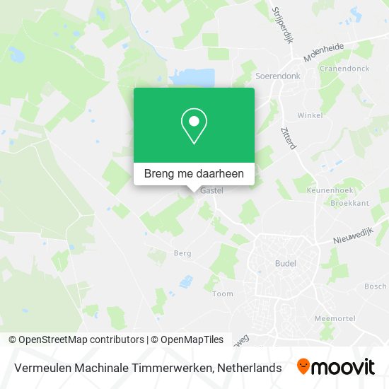 Vermeulen Machinale Timmerwerken kaart