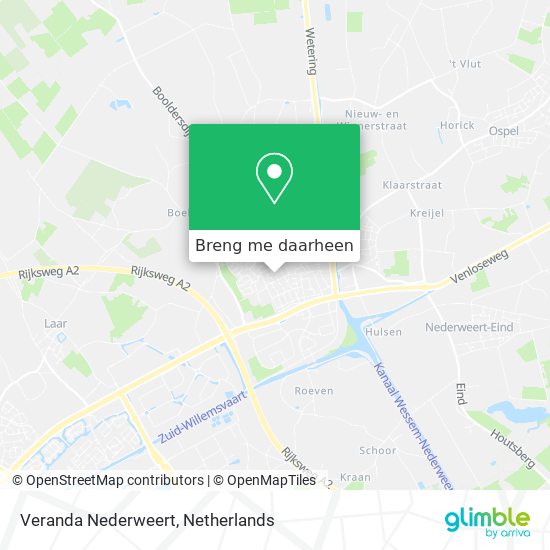 Veranda Nederweert kaart