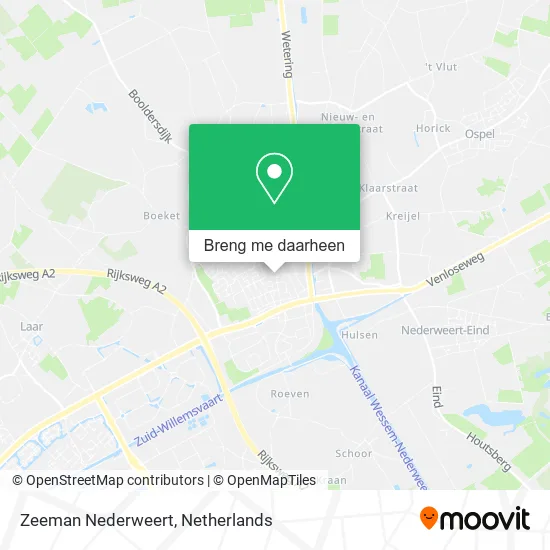 Zeeman Nederweert kaart