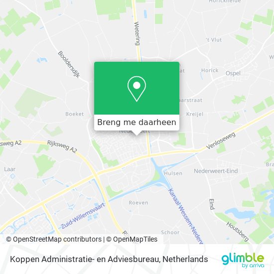 Koppen Administratie- en Adviesbureau kaart