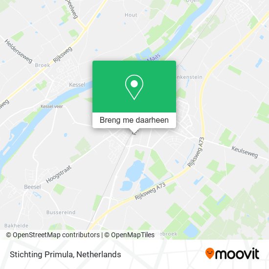 Stichting Primula kaart