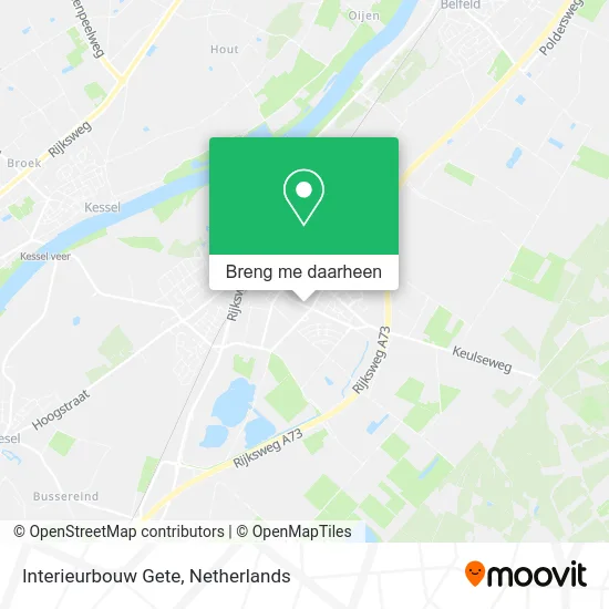Interieurbouw Gete kaart