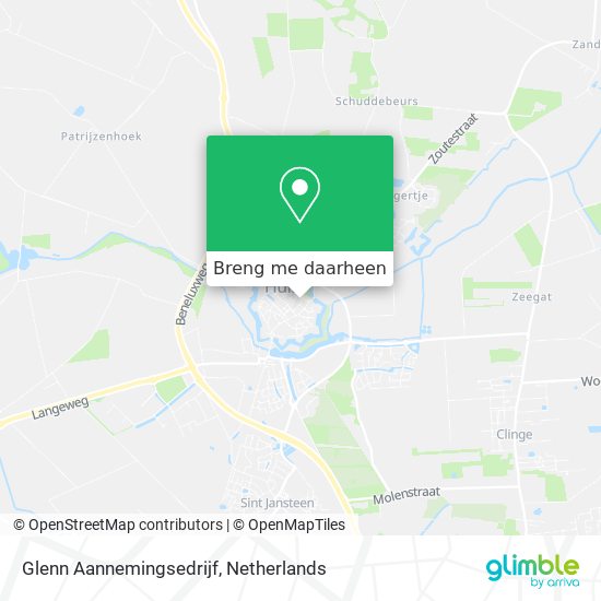 Glenn Aannemingsedrijf kaart