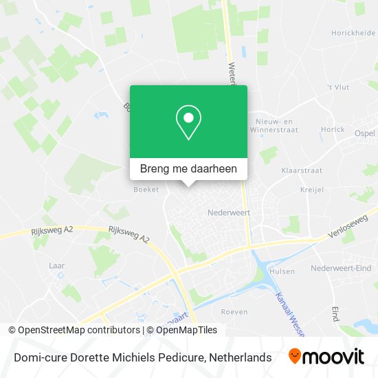 Domi-cure Dorette Michiels Pedicure kaart