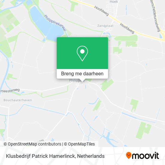 Klusbedrijf Patrick Hamerlinck kaart