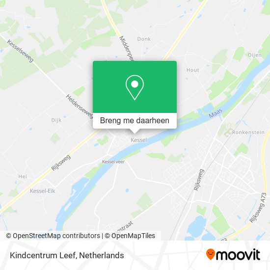 Kindcentrum Leef kaart